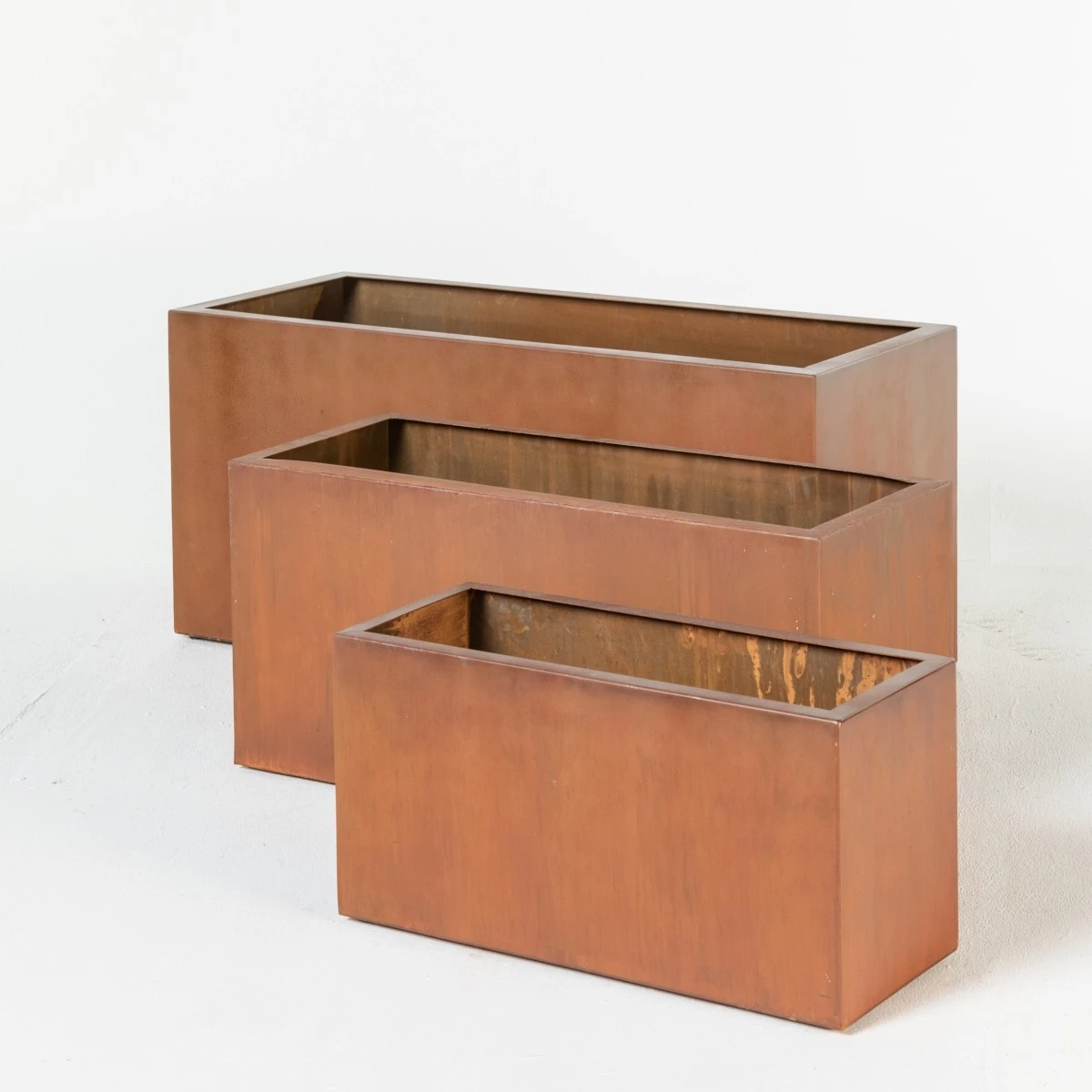 Outdoor Planter Corten Steel Trough 2 Outdoor Planter Corten Steel Trough - Image 2