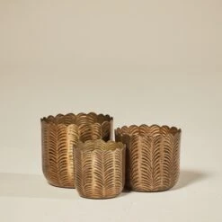 Indoor Pot Florine β Antique Brass