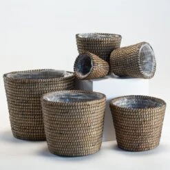 Indoor Pot Jula Black β Natural