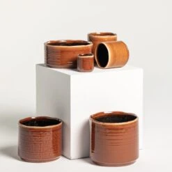 Indoor Pot Jordy – Caramel