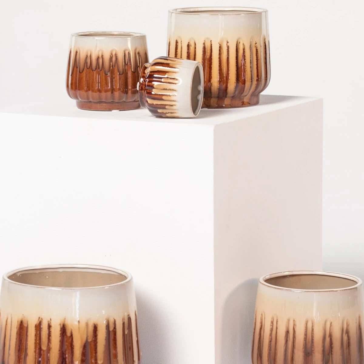 Indoor Pot Alice – Caramel 2 Indoor Pot Alice – Caramel - Image 2