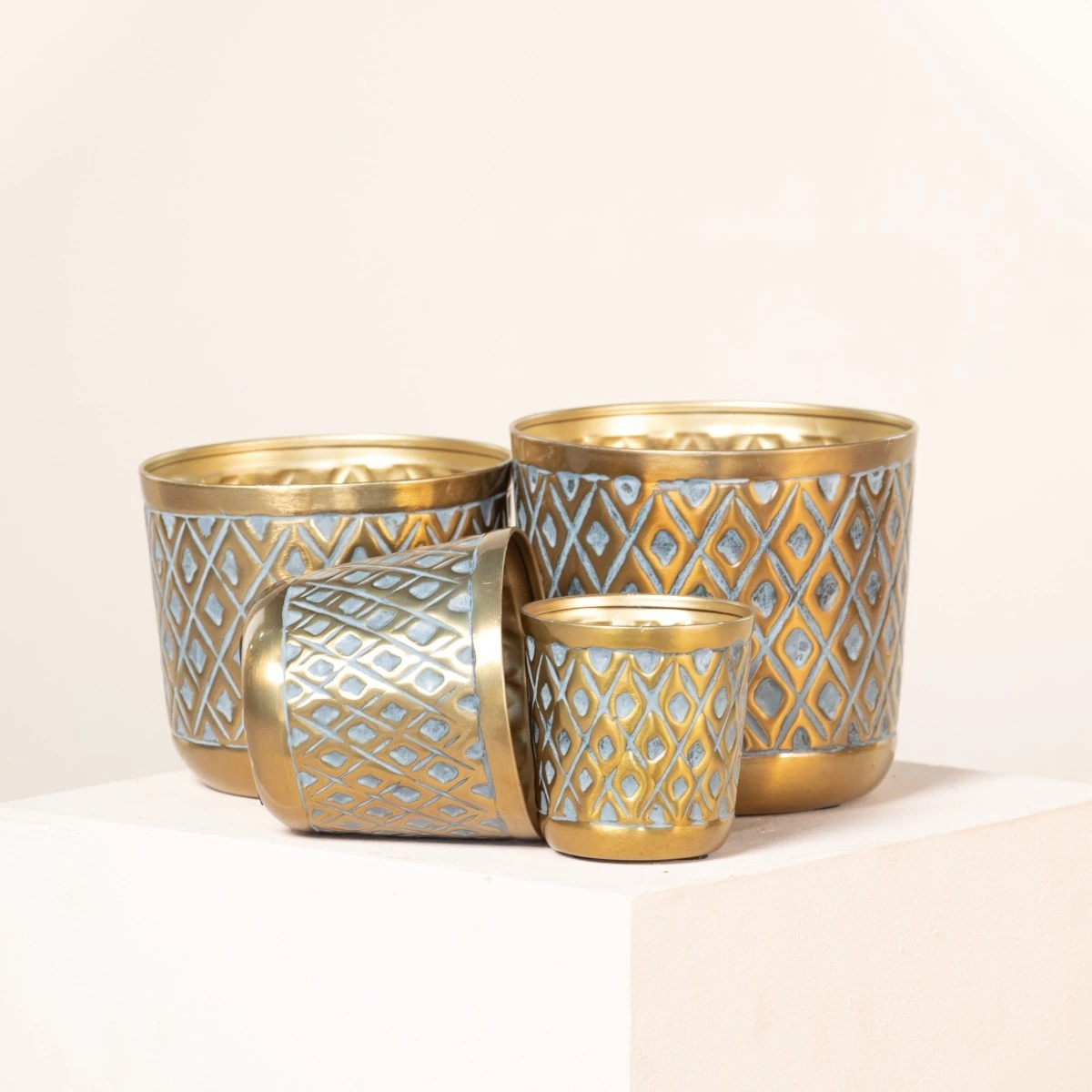 Indoor Pot Reza – Bleu 1 Indoor Pot Reza – Bleu