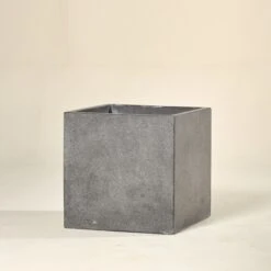 Outdoor Pot – Concrete Cube – Charcoal 7 Outdoor Pot – Concrete Cube – Charcoal -Plant Discount Store TS CUB CH 60c8bbce24f32