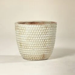 Outdoor Pot – Dimple Egg Antique White 7 Outdoor Pot – Dimple Egg Antique White -Plant Discount Store TS DIMW 60c8b0d5990cb 1