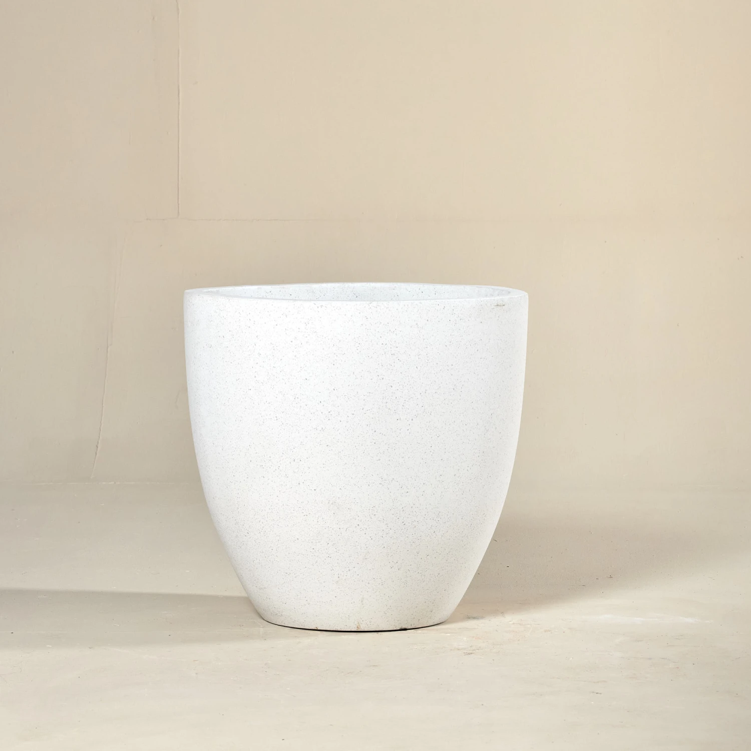 Terrazzo Outdoor Pot – Egg White 2 Terrazzo Outdoor Pot – Egg White - Image 2