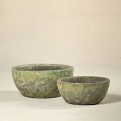 Outdoor Pot β Lysander Bowl Aquarius Galaxy (Emerald Green)