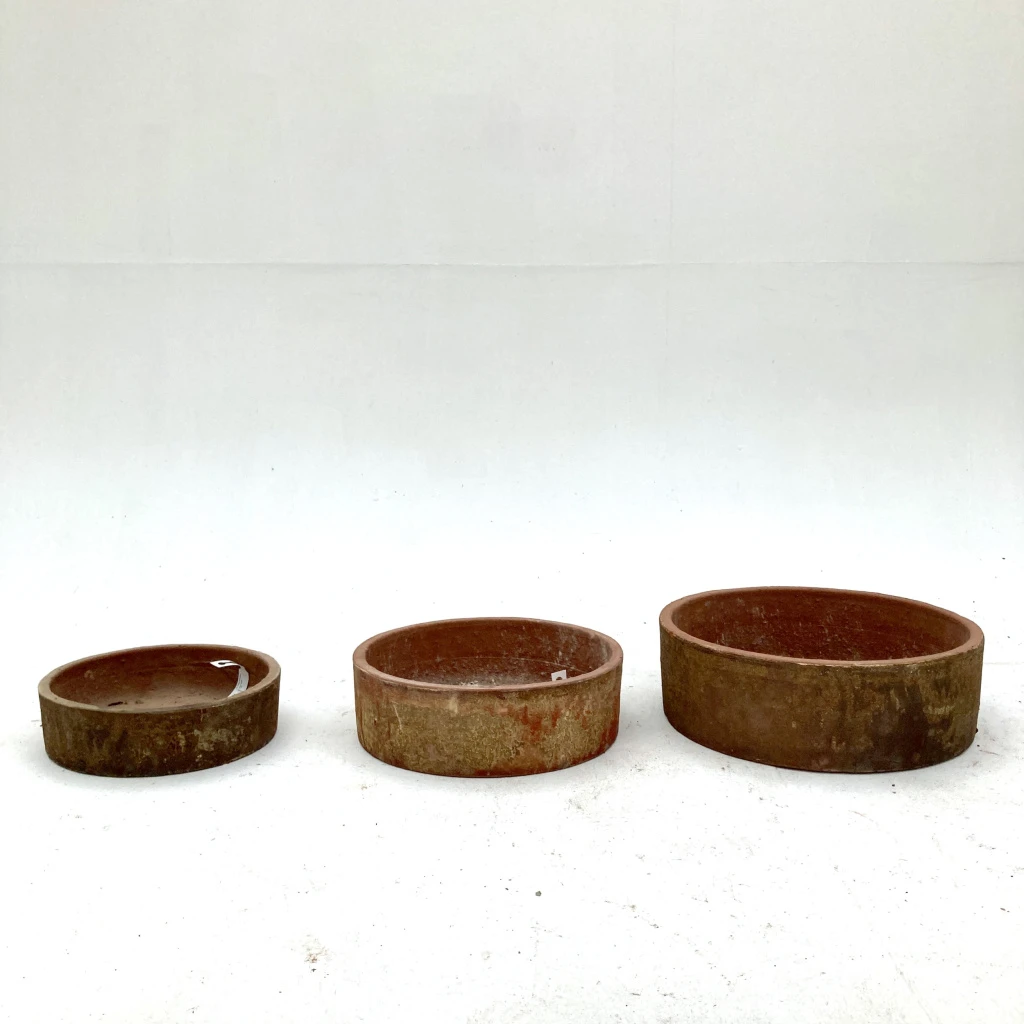 Zagoria Antiqued Red Stone Outdoor Bowl 1 Zagoria Antiqued Red Stone Outdoor Bowl